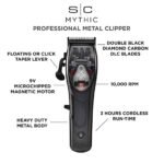 Masina de tuns - STYLECRAFT - Mythic - 10.000 RPM - PTOMYTHSCIT - imagine 10