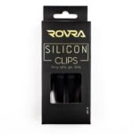 Clipsuri de par din silicon - ROVRA - set 4 bucati - Negru - imagine 3
