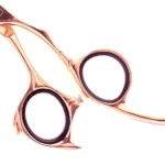 Foarfeca de tuns - HAITO - Rozu / 61744 - 5.5 inch - Offset - imagine 3