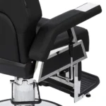 Scaun frizerie - MENOSER - Florida - Negru - imagine 3