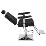 Scaun frizerie - MENOSER - Tucson - Negru - imagine 14