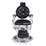 Scaun frizerie - MIRPLAY - Kirk - Negru - imagine 4