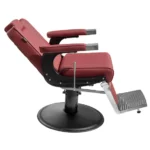 Scaun frizerie - MENOSER - New York - Rosu - imagine 12