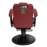 Scaun frizerie - MENOSER - New York - Rosu - imagine 10