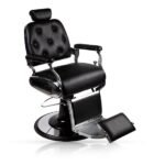 Scaun frizerie - MENOSER - Santa Fe - Negru - imagine 3