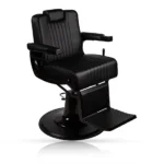 Scaun frizerie - MENOSER - Monterrey - Negru