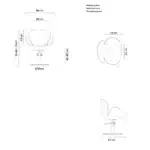 Scaun asteptare Frizerie / Barber Shop - MIRPLAY - CHLOE R - imagine 2