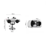 Scaun pentru frizerie / Barbershop - MIRPLAY - Bono - imagine 3