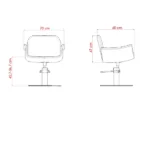 Scaun pentru coafor - MIRPLAY - HYDRA B BS - imagine 2