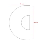 Covoras anti-oboseala - MENOSER - SEMILUNA - imagine 4