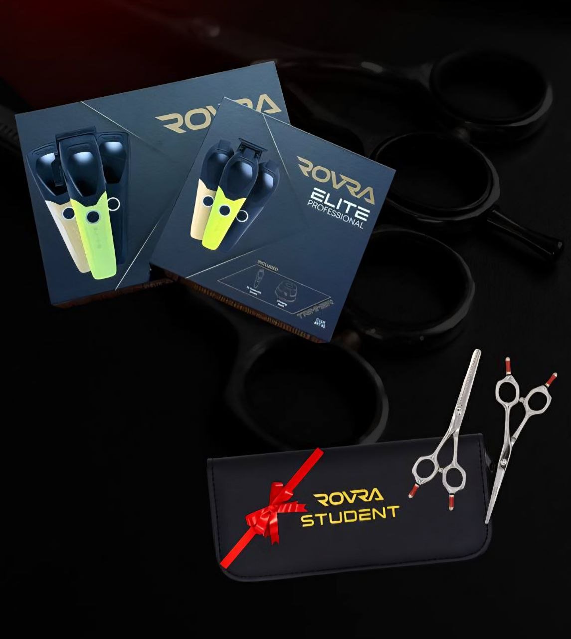 5312550928416182154 Set combo ROVRA - Masina de tuns ELITE + Masina de contur ELITE + ROVRA Student cadou - imagine 1