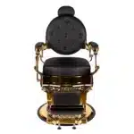 Scaun frizerie - Miami - Negru - imagine 3