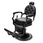 Scaun frizerie - MENOSER - Richmond - Negru - imagine 2