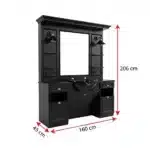 Mobilier Frizerie / Barber Shop - MENOSER - VALENCIA MSR-P004 cu chiuveta - imagine 3