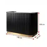 Receptie pentru Frizerie / Barber Shop - MENOSER - Florence - MSR-P 002 - black - imagine 4