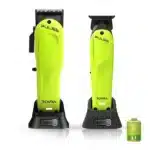 Set ROVRA - PULSE - Masina de tuns verde + Masina de contur